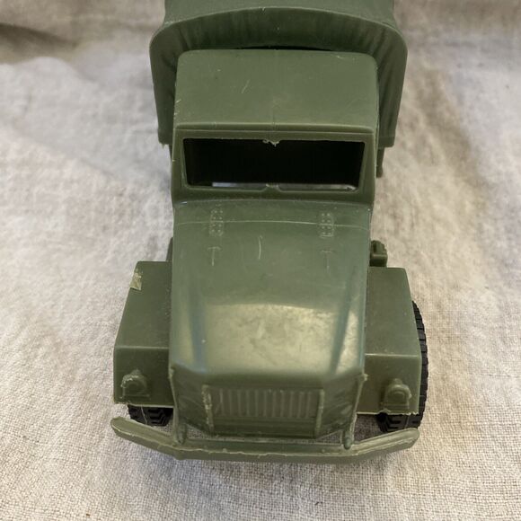 Tim Mee Toy Lot Cargo Truck And Tank WWII Lot Of 2 Plastic Green Army Men - Picture 8 of 16